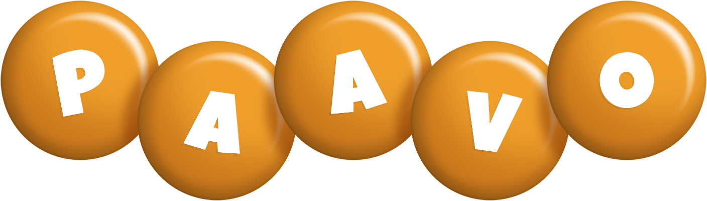 Paavo candy-orange logo