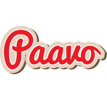 Paavo chocolate logo