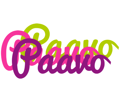Paavo flowers logo