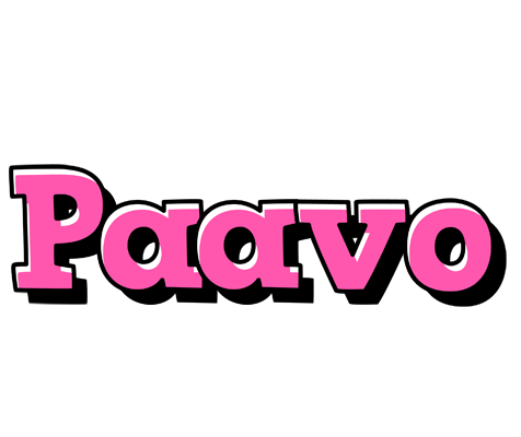 Paavo girlish logo