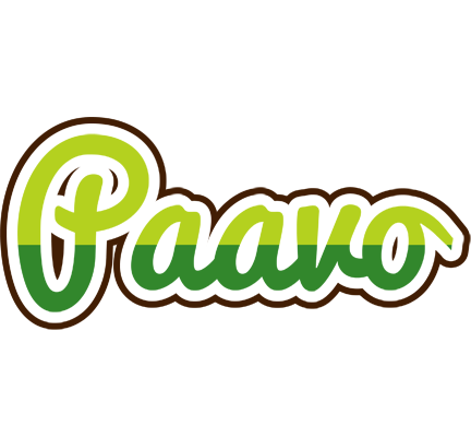 Paavo golfing logo