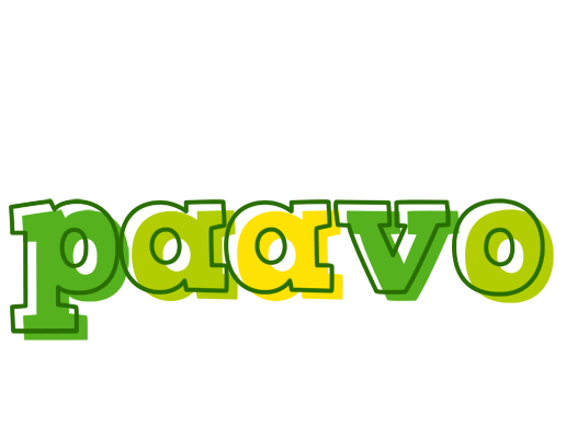Paavo juice logo