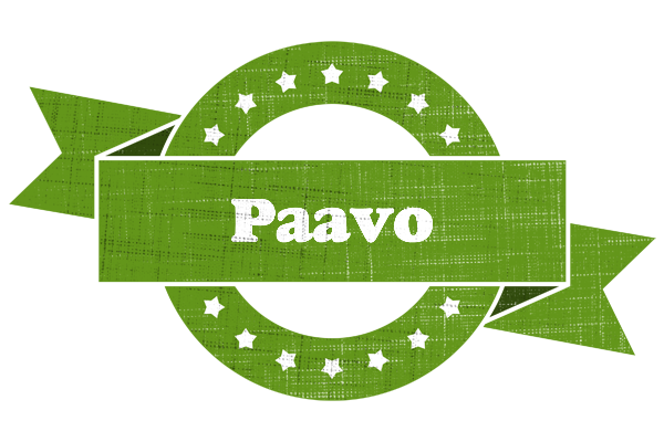 Paavo natural logo