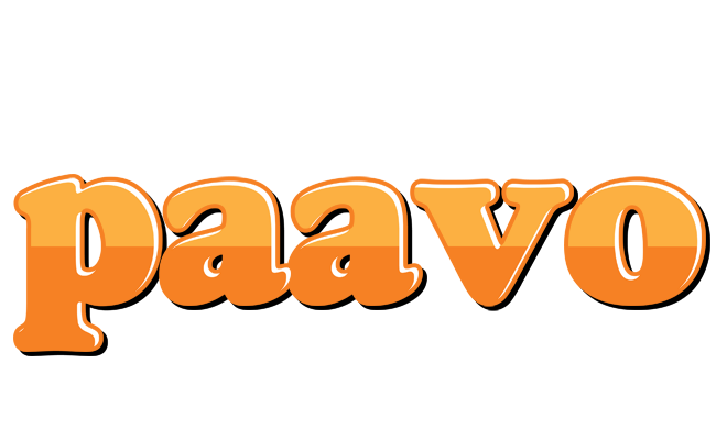 Paavo orange logo