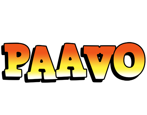Paavo sunset logo