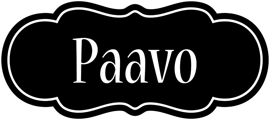 Paavo welcome logo