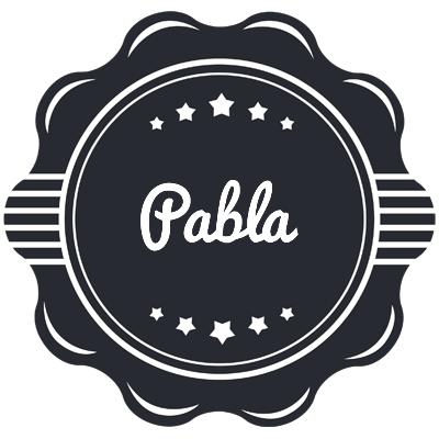 Pabla badge logo