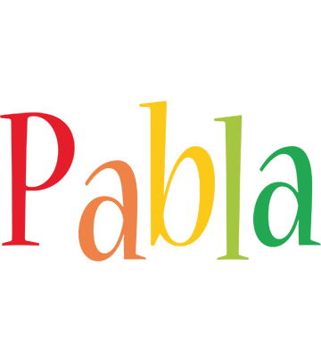 Pabla birthday logo
