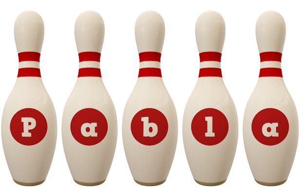 Pabla bowling-pin logo
