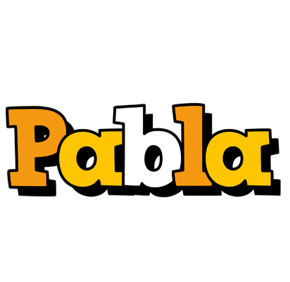Pabla cartoon logo