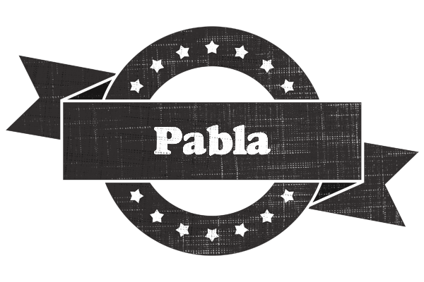 Pabla grunge logo