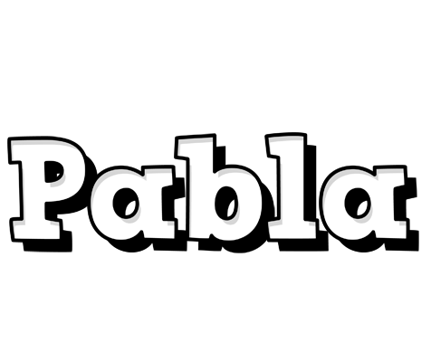 Pabla snowing logo