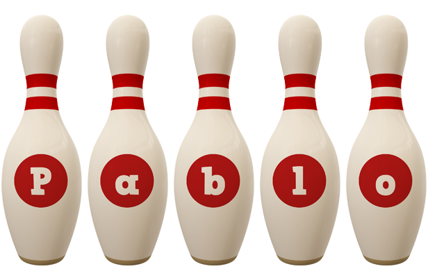 Pablo bowling-pin logo