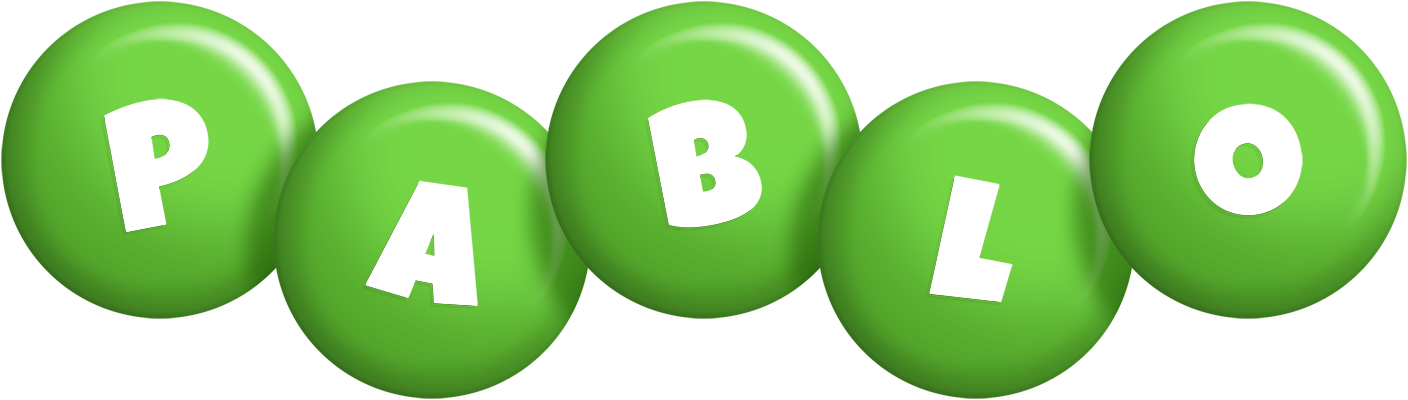 Pablo candy-green logo