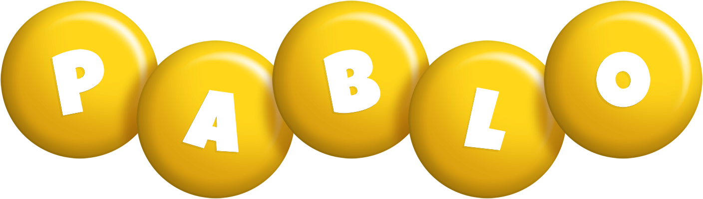 Pablo candy-yellow logo