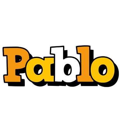 Pablo cartoon logo
