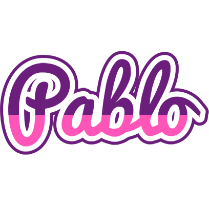 Pablo cheerful logo