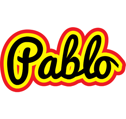 Pablo flaming logo