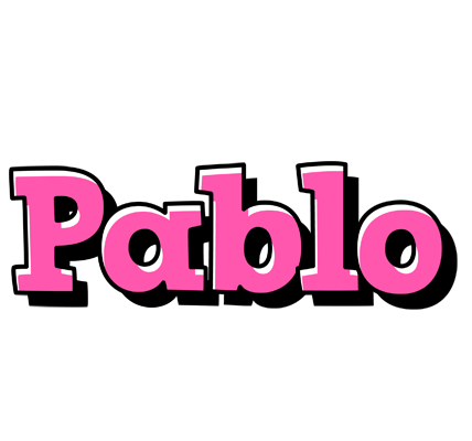 Pablo girlish logo