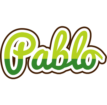 Pablo golfing logo