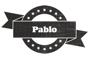 Pablo grunge logo