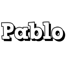 Pablo snowing logo