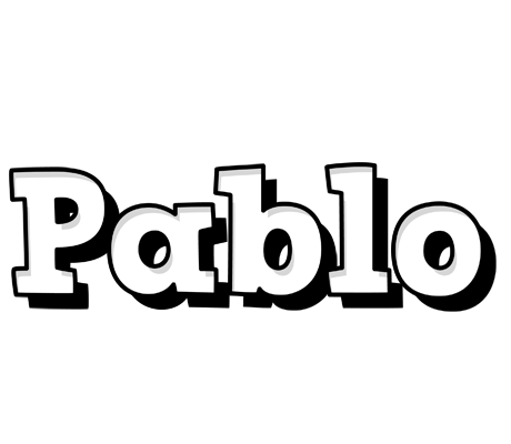 Pablo snowing logo
