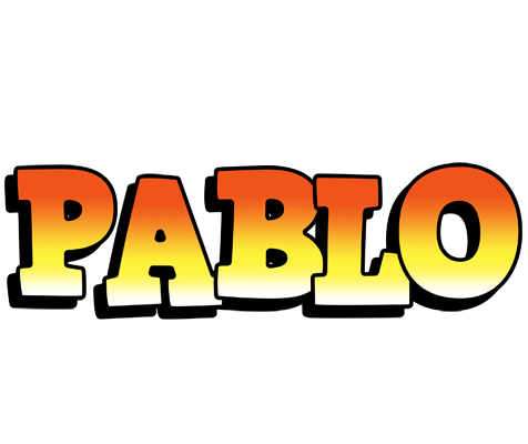 Pablo sunset logo