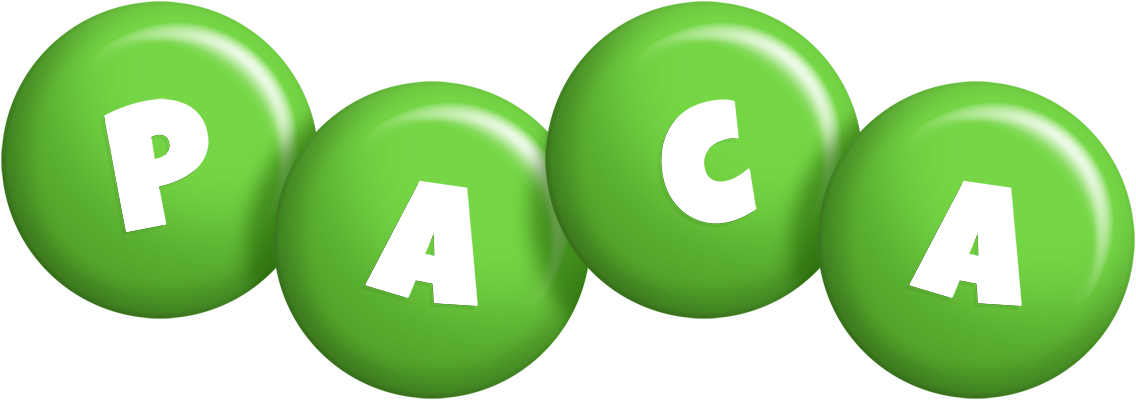 Paca candy-green logo