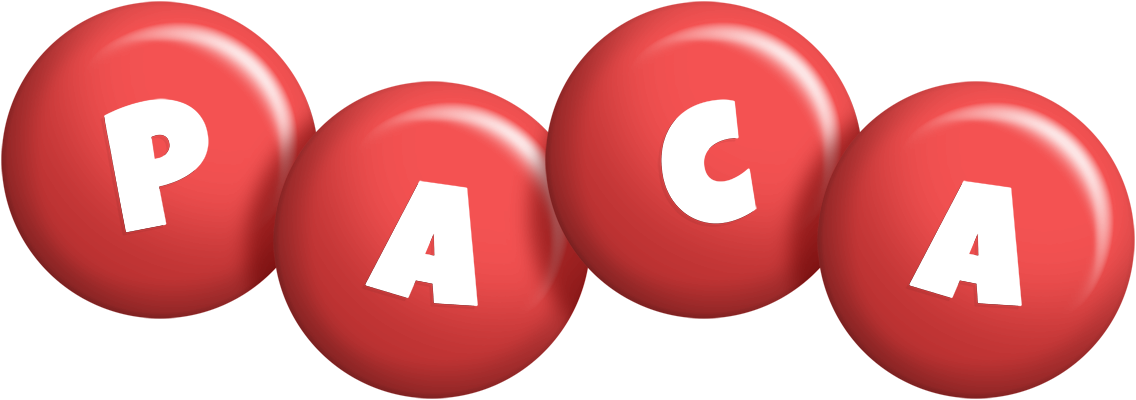 Paca candy-red logo