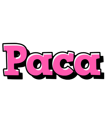 Paca girlish logo