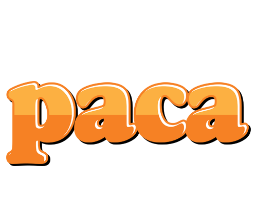 Paca orange logo