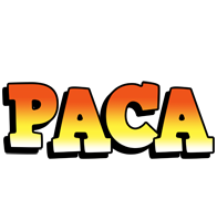 Paca sunset logo