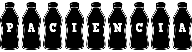 Paciencia bottle logo