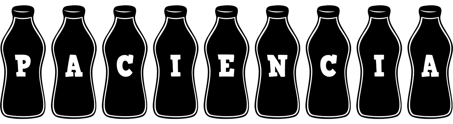 Paciencia bottle logo