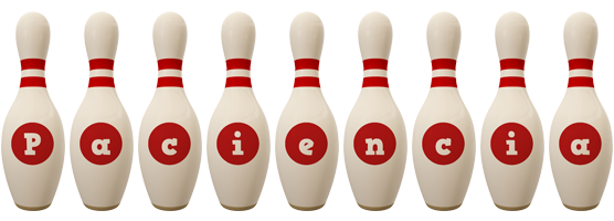 Paciencia bowling-pin logo