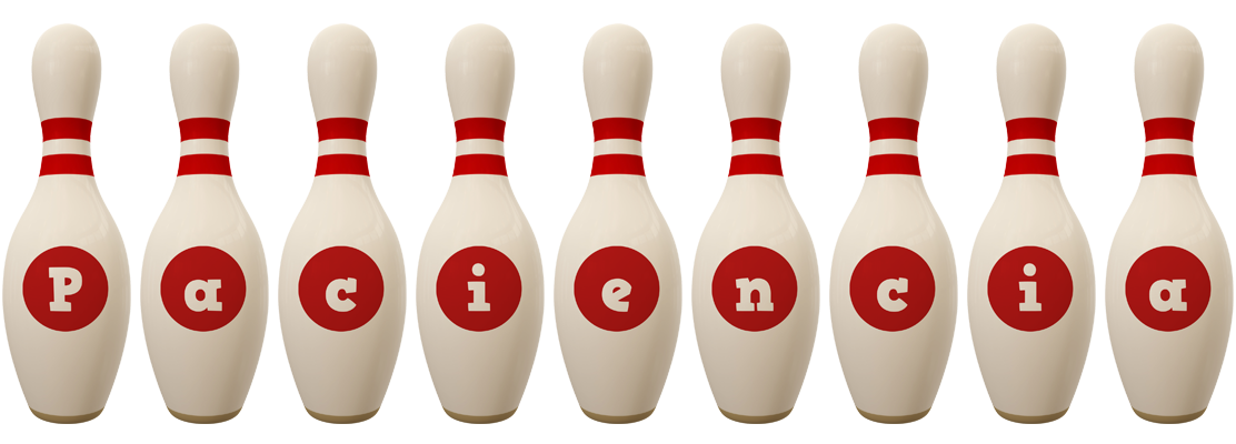 Paciencia bowling-pin logo