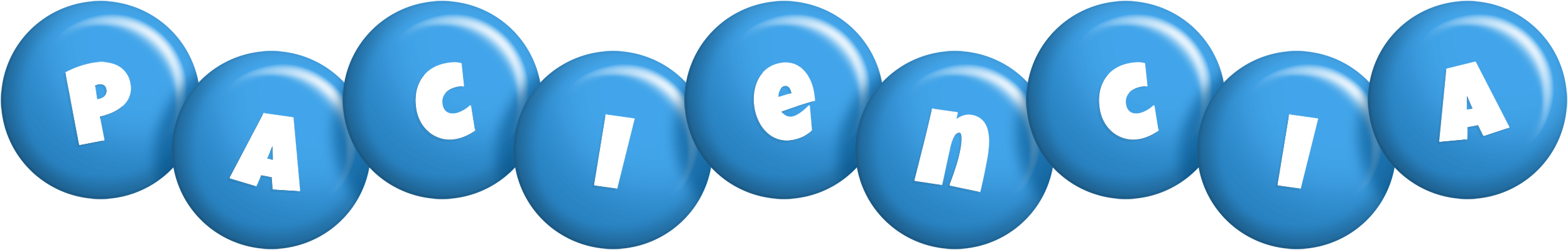 Paciencia candy-blue logo