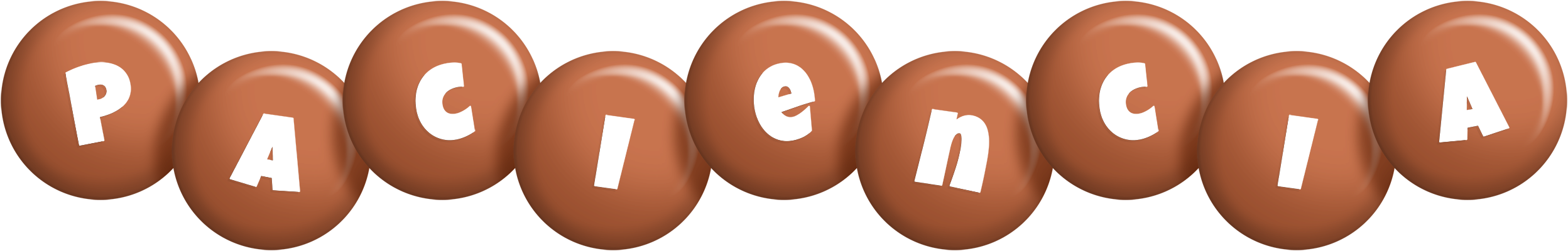 Paciencia candy-brown logo