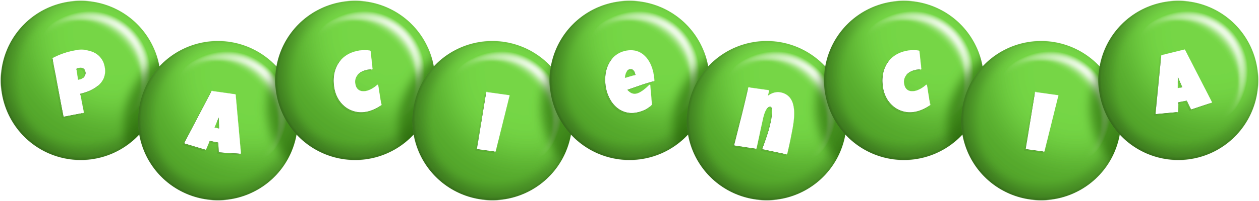 Paciencia candy-green logo