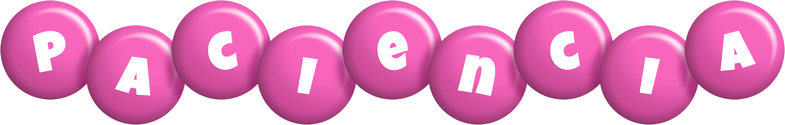 Paciencia candy-pink logo
