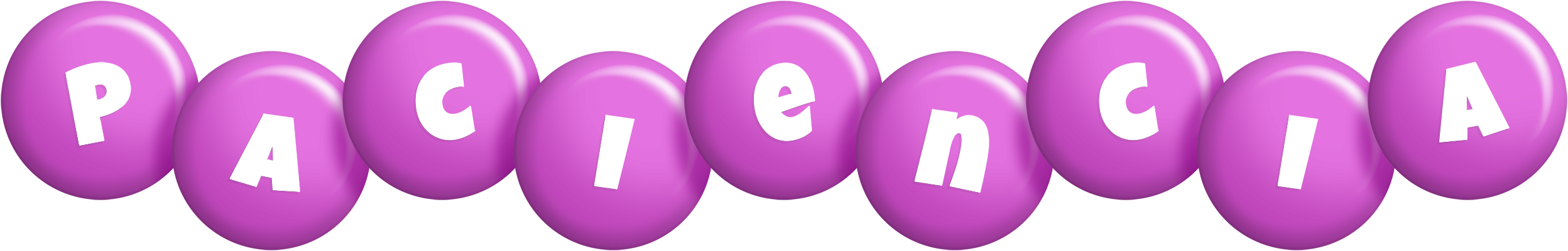Paciencia candy-purple logo