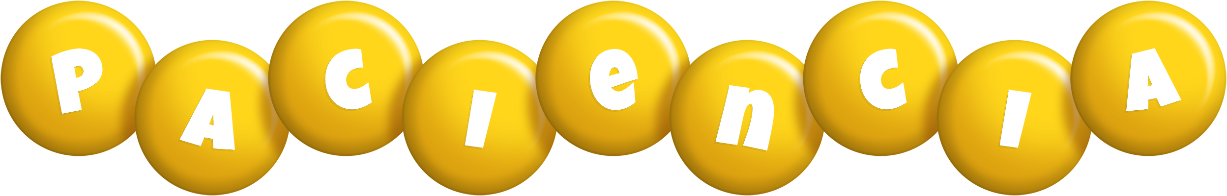 Paciencia candy-yellow logo
