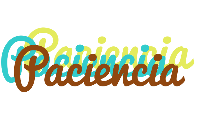 Paciencia cupcake logo