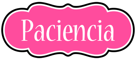 Paciencia invitation logo