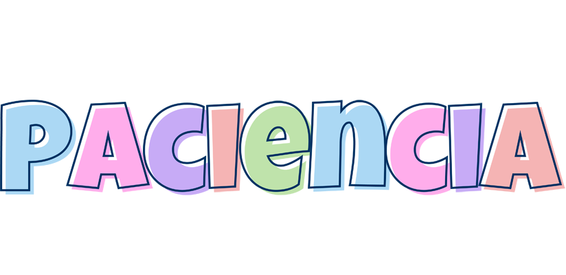 Paciencia pastel logo