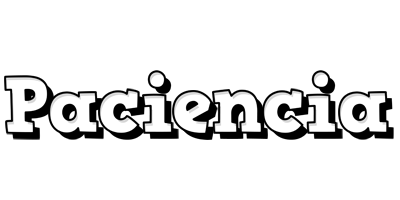 Paciencia snowing logo