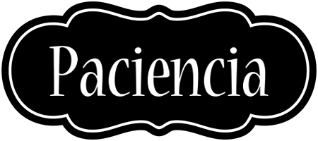 Paciencia welcome logo