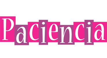 Paciencia whine logo