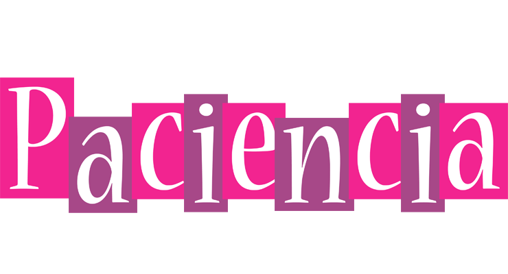 Paciencia whine logo